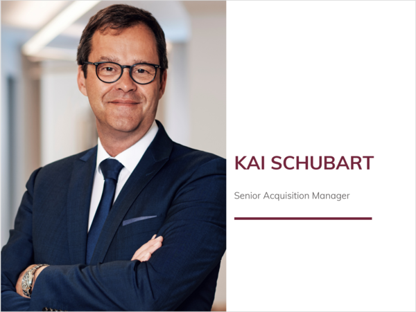 Kai Schubart wird neuer Senior Acquisition Manager der Domicil Real Estate AG