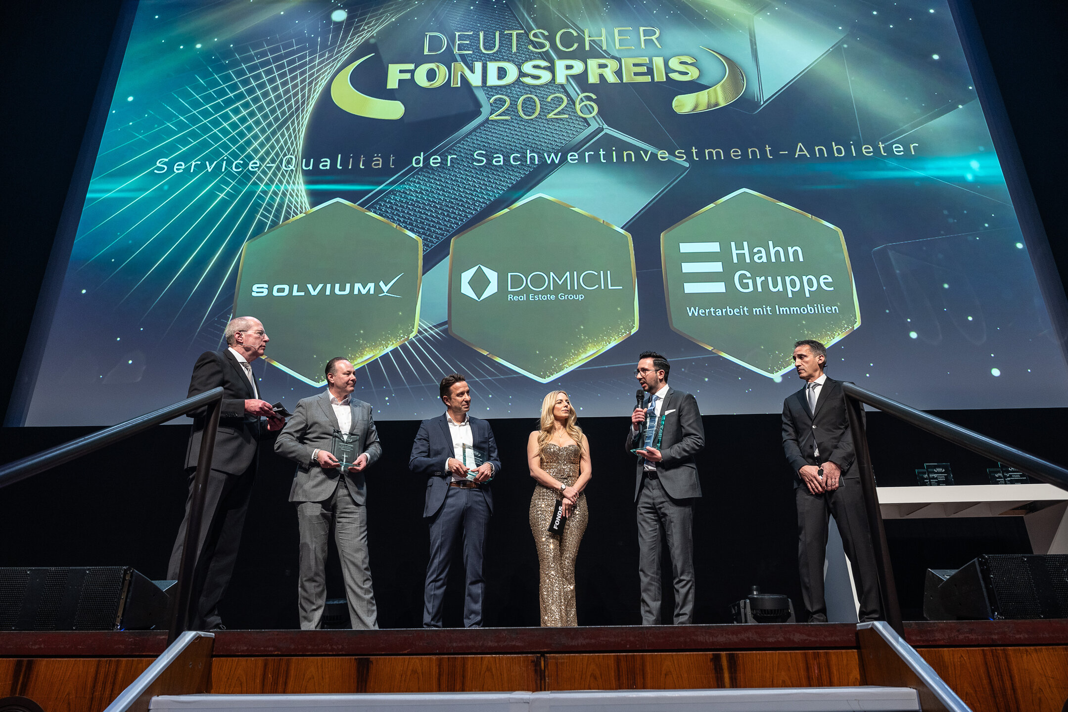 Domicil erhält Service Award 2026 in der Kategorie Sachwertinvestment-Anbieter 